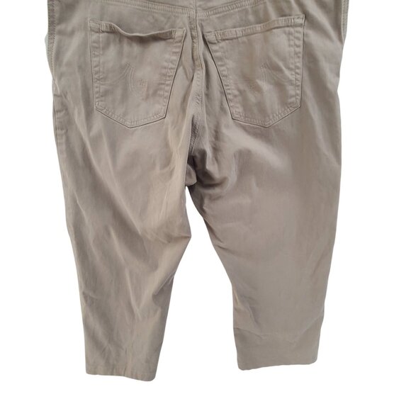 Adriano Goldschmeid Chino Pants Flat Front Office Work Beige Size Men's 42x34 - Picture 6 of 10